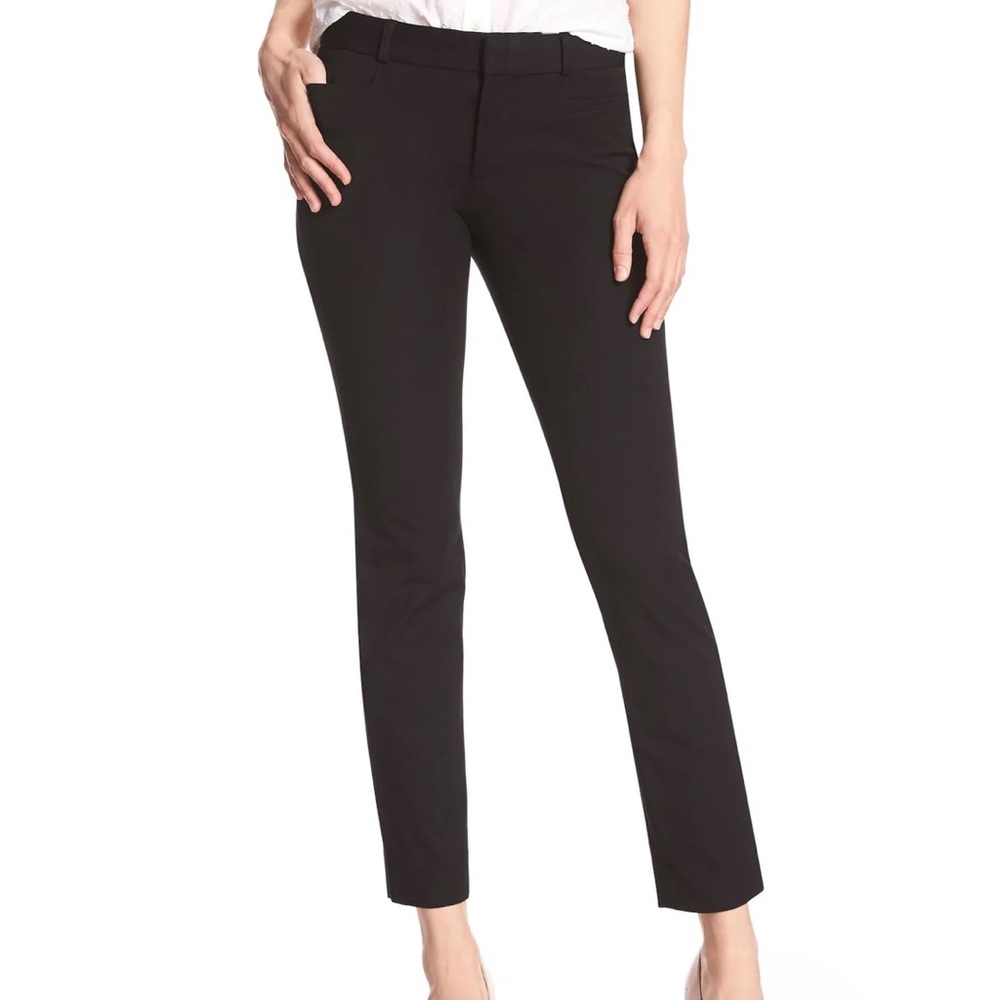 Banana Republic Sloan Slim Ankle, Black, Sz 6